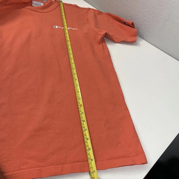 Champion | Men’s Short Sleeve Orange Crew Neck Embroidered Logo Sports Size XL - Picture 8 of 8